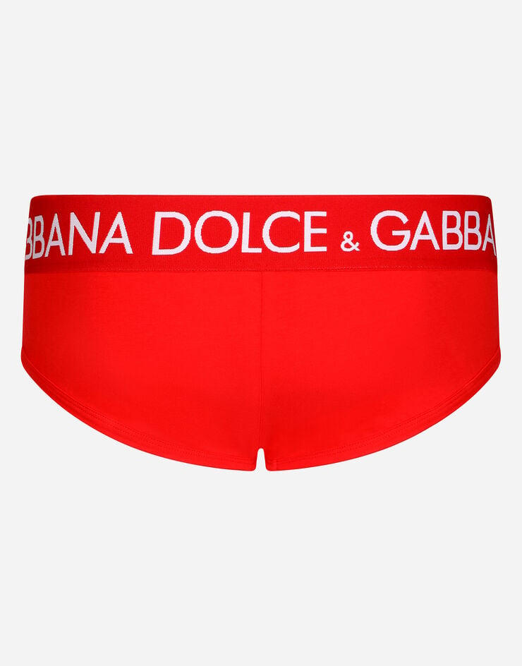 Dolce & Gabbana Brando-Slip bi-elastischer Jersey Rot M3E04JFUEB0