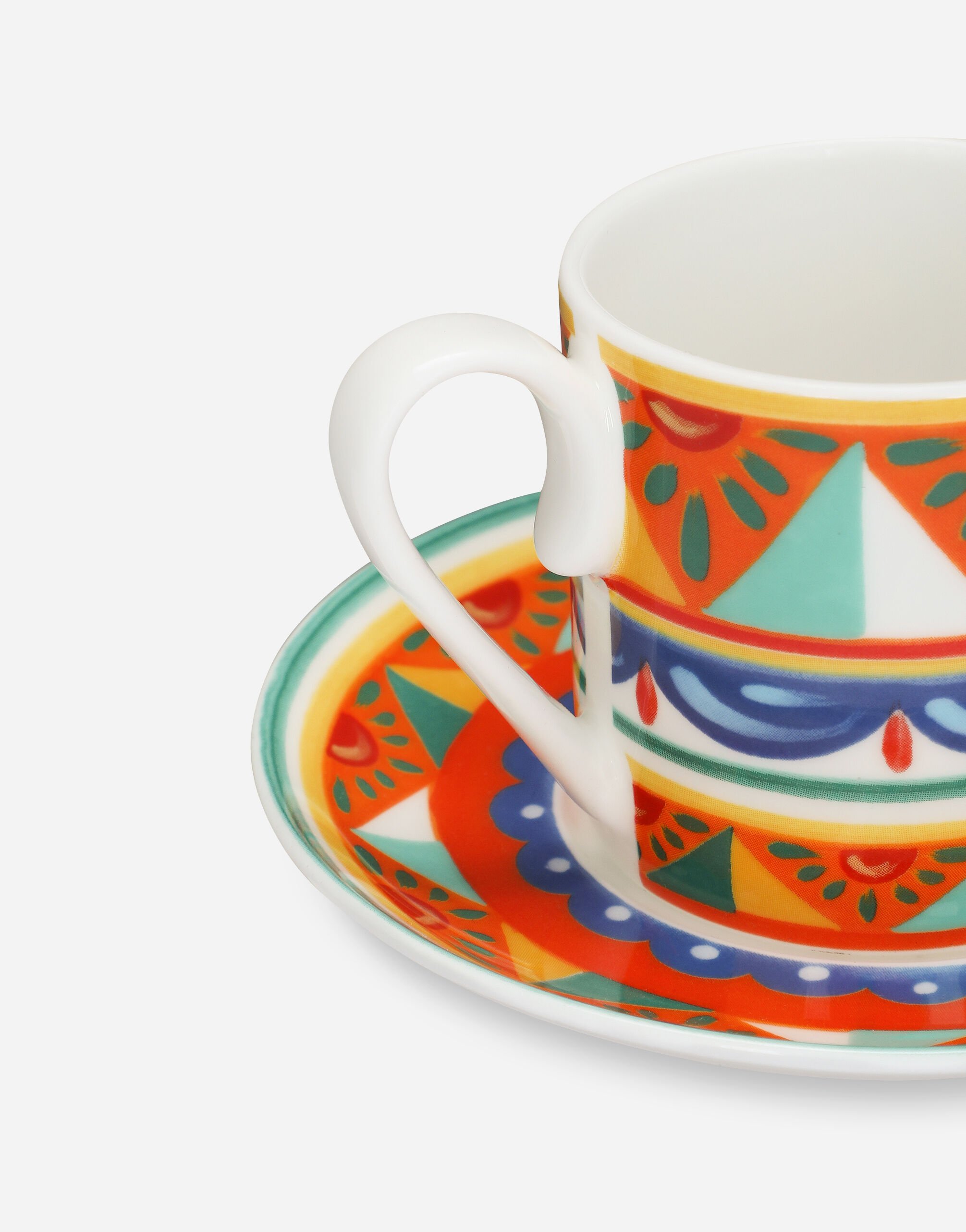 Fine Porcelain Espresso Set in Multicolor | Dolce&Gabbana® US