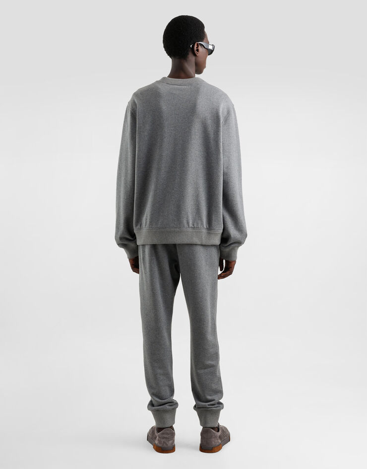 Dolce & Gabbana Stretch jersey jogging pants with tag Grey GP07TTG7N7B