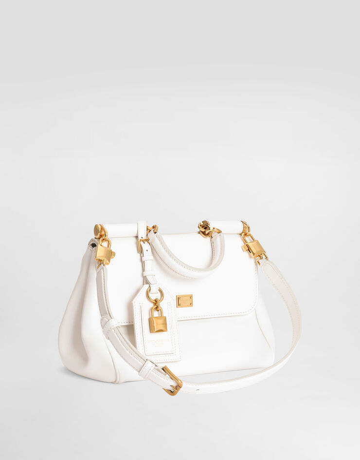 Dolce & Gabbana Small My Sicily handbag in calfskin White BB7781B7321