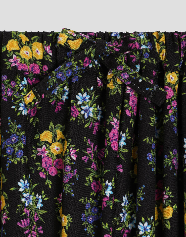 Dolce & Gabbana Small flowers-print viscose skirt Dolce & Gabbana Small flowers-print viscose skirt Multicolor L55I91FS8DN