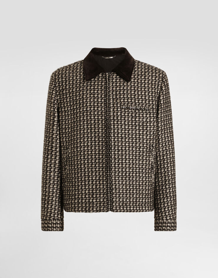 Dolce & Gabbana Quilted jacket in houndstooth Dolce & Gabbana Quilted jacket in houndstooth Multicolor G9CKKTFQZAV