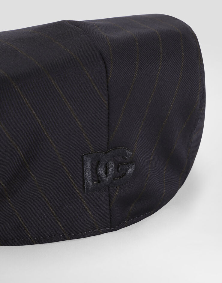 Dolce & Gabbana Virgin wool pinstripe flat cap Multicolor GH587ZFR227