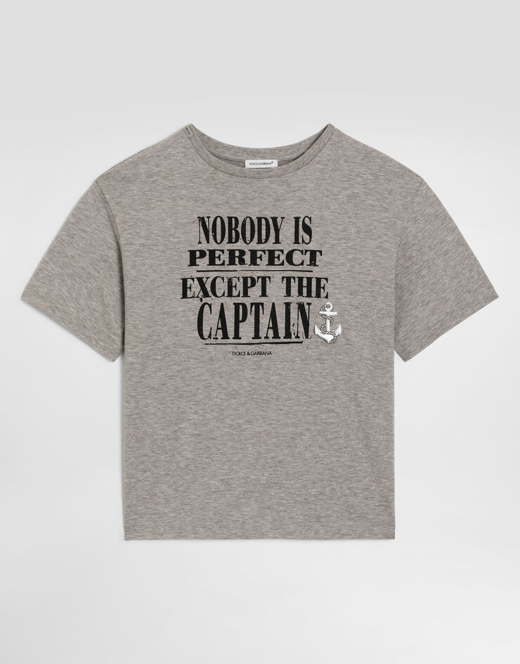 Dolce & Gabbana Jersey t-shirt Grey L4JTJWG7QNA