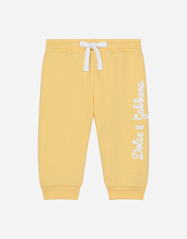 Dolce & Gabbana Pantalón de chándal de punto con logotipo Dolce&Gabbana Imprima L23Q30FI5JU