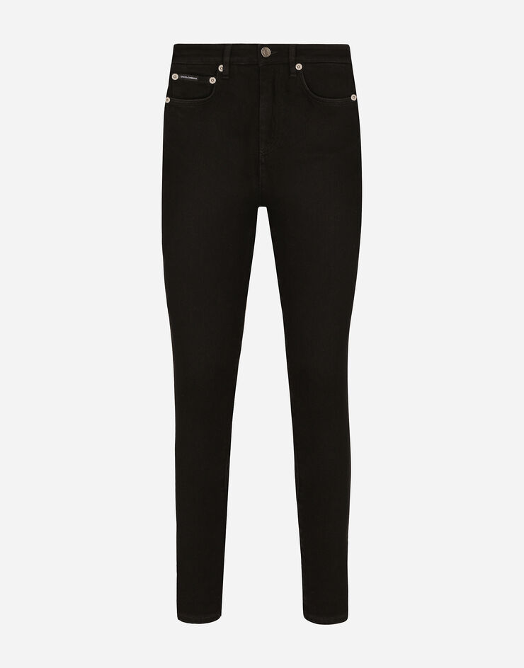 Dolce & Gabbana Vaqueros skinny Audrey en denim de algodón Multicolor FTC67DG8LV2