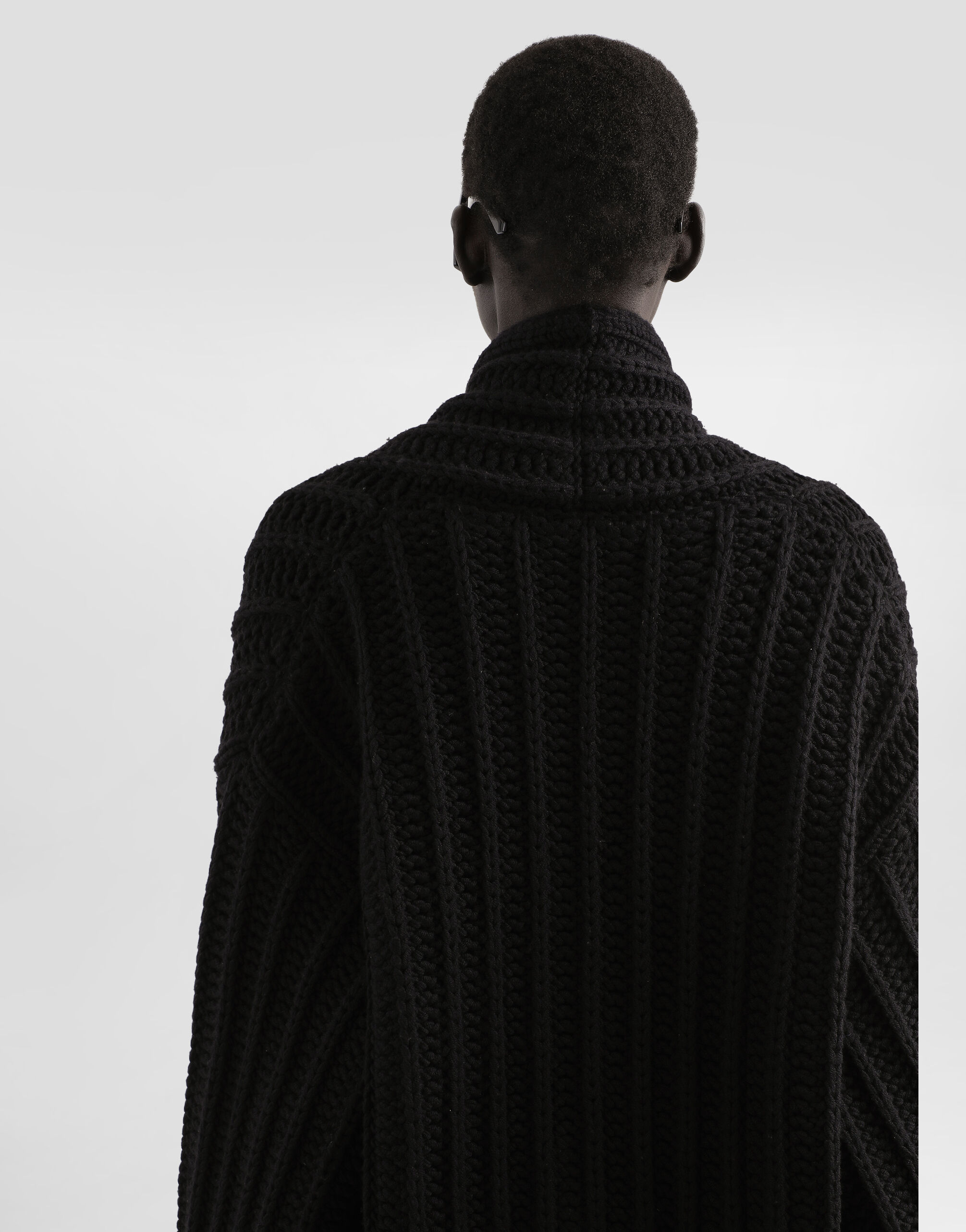 Blackのウィメンズ Virginwool cardigan | Dolce&Gabbana®