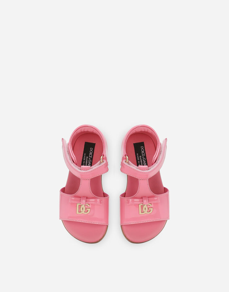 Dolce & Gabbana Sandalo in vernice Rosa D20082A1328
