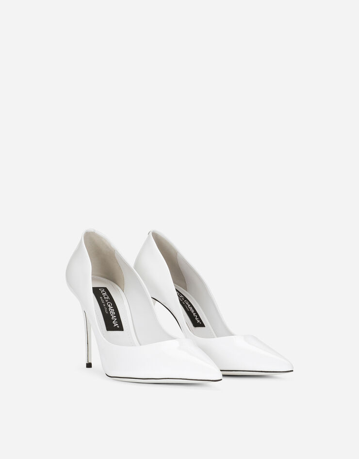 Dolce & Gabbana Patent leather Cardinale pumps White CD1657A1471