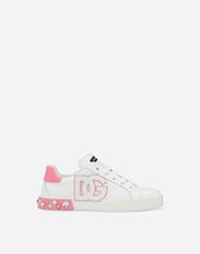 Dolce & Gabbana Calfskin Portofino sneakers Pink D11141A1328
