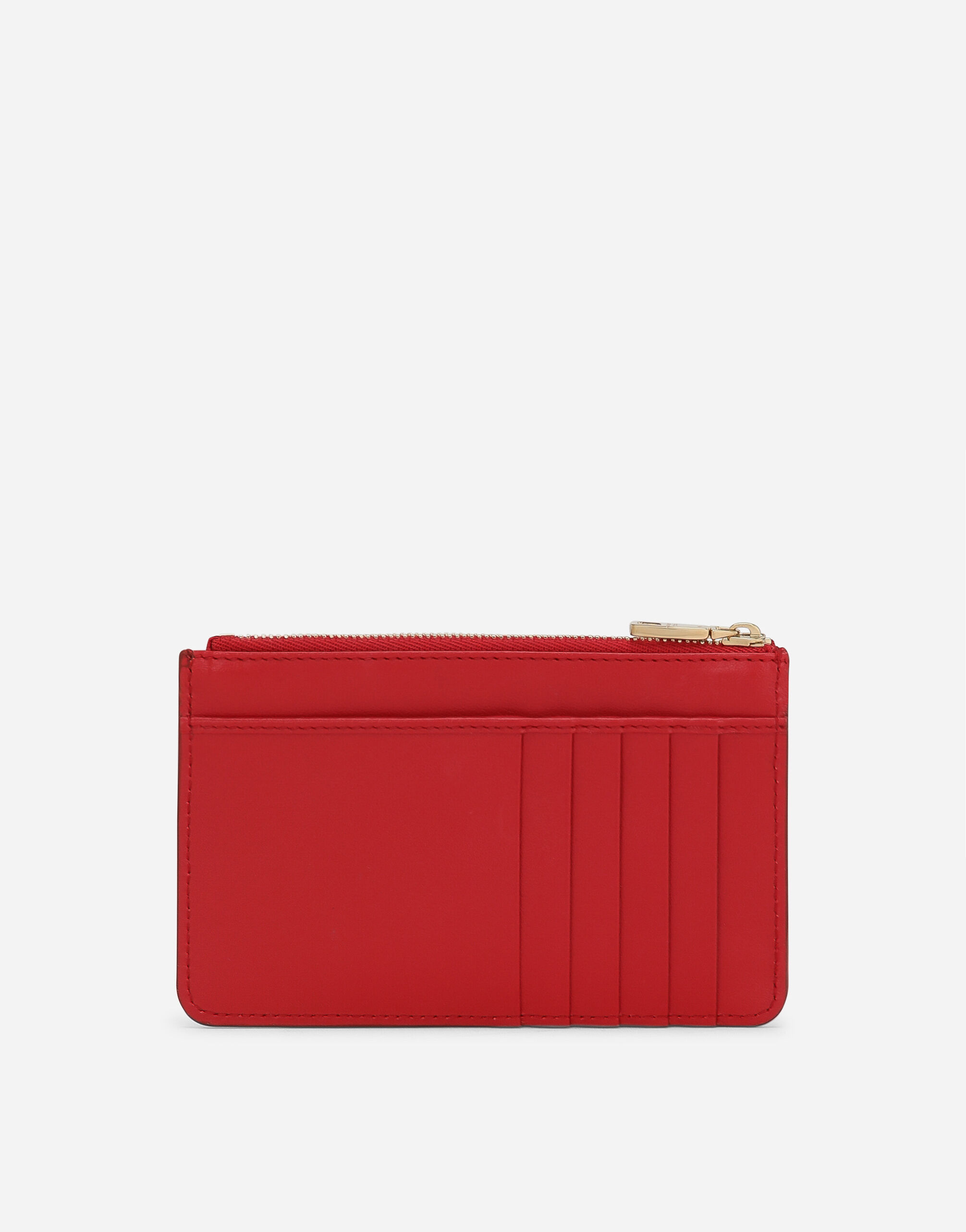 Tarjetero DG Logo mediano en Rojo de Mujer Dolce Gabbana