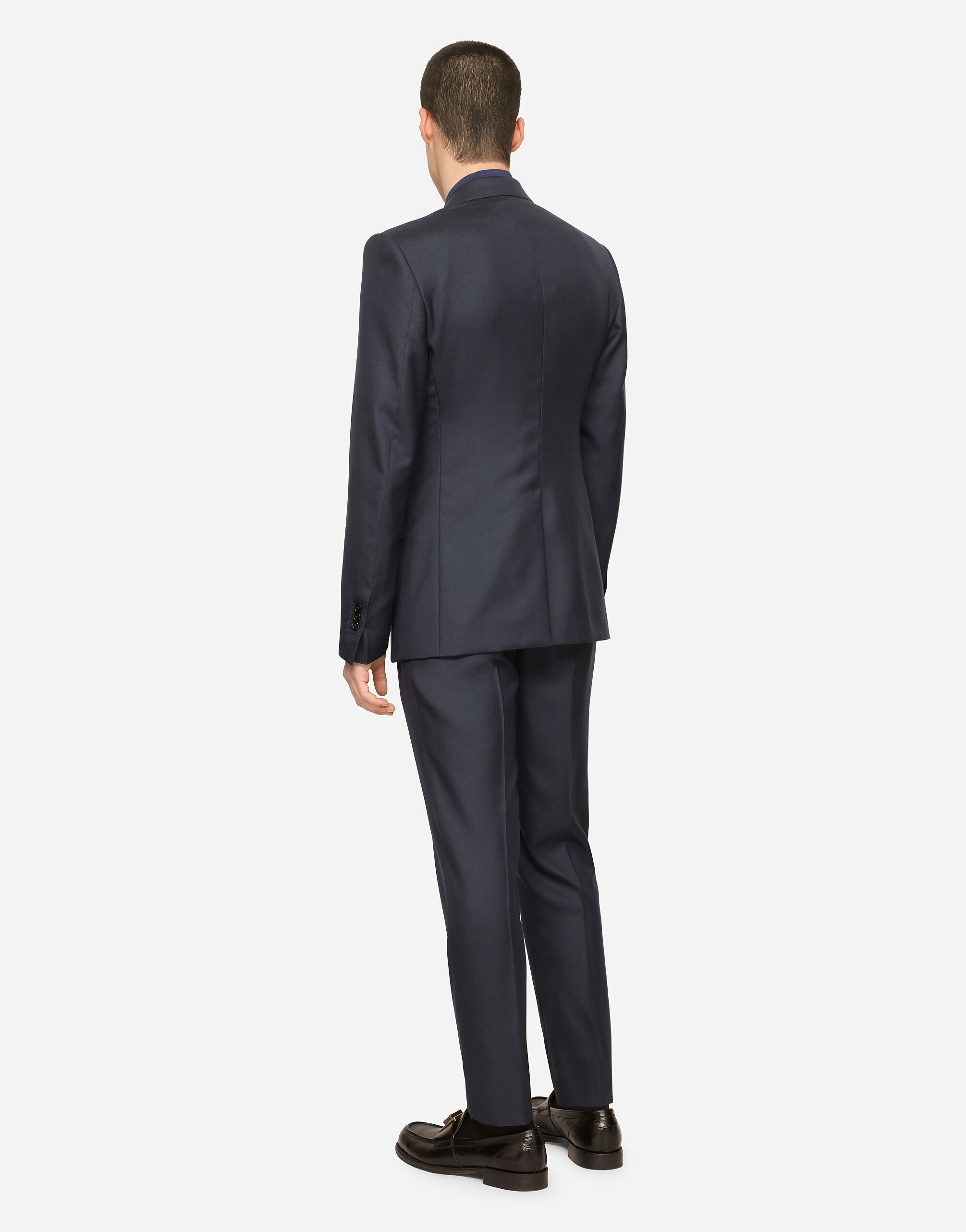 ブルーのメンズ Wool and cashmere Sicilia-fit suit