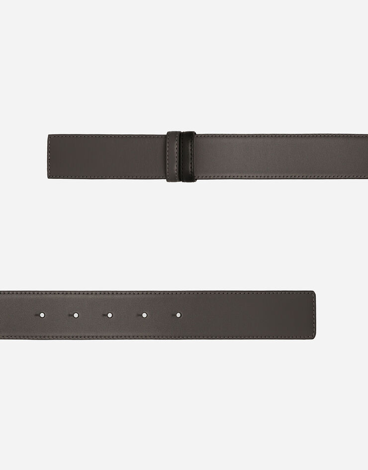 Dolce & Gabbana Reversible calfskin belt strap Dolce & Gabbana Reversible calfskin belt strap Grey BC4803AO729