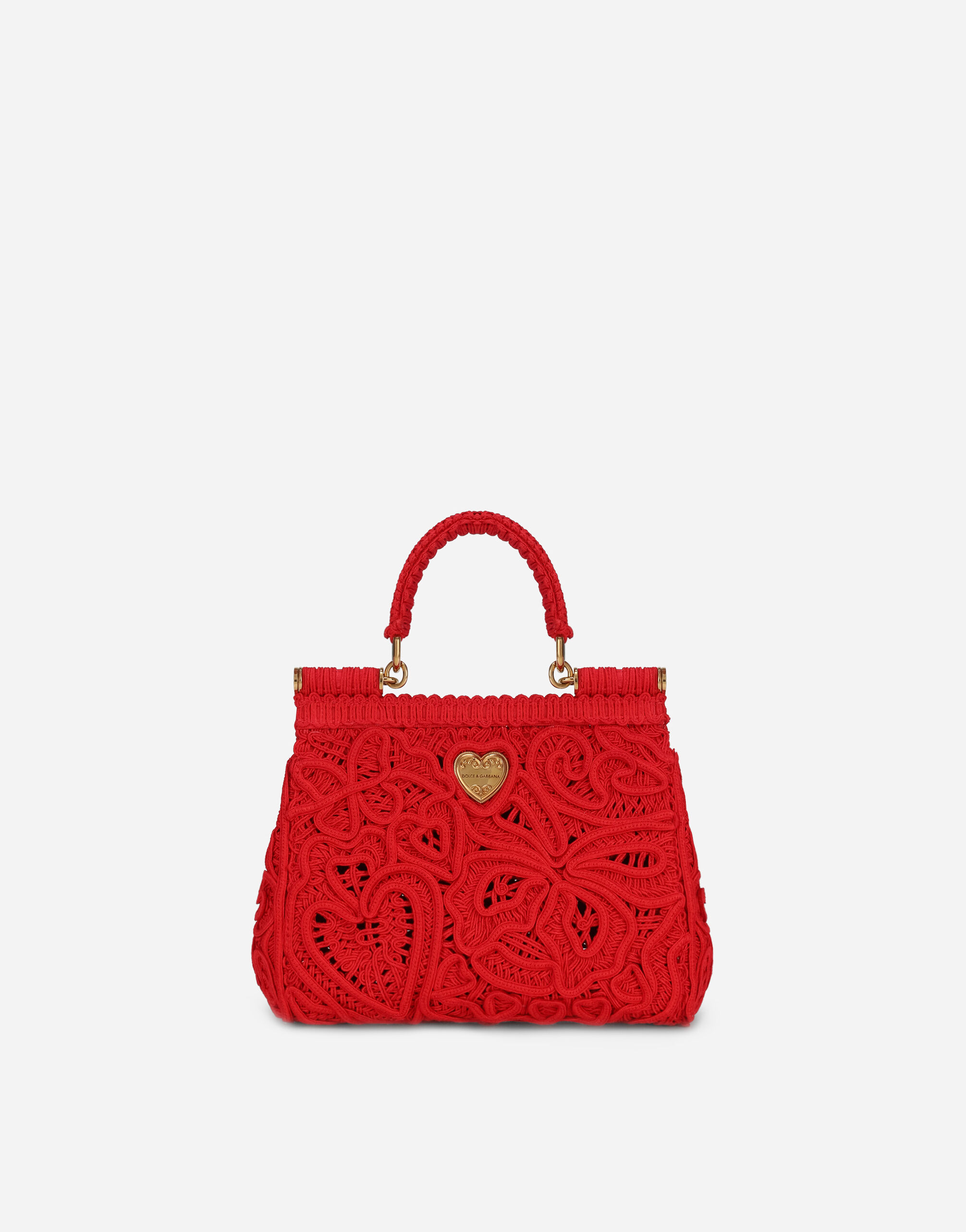 BORSASPALLA-TRACOLLA in RED for Women | Dolce&Gabbana®