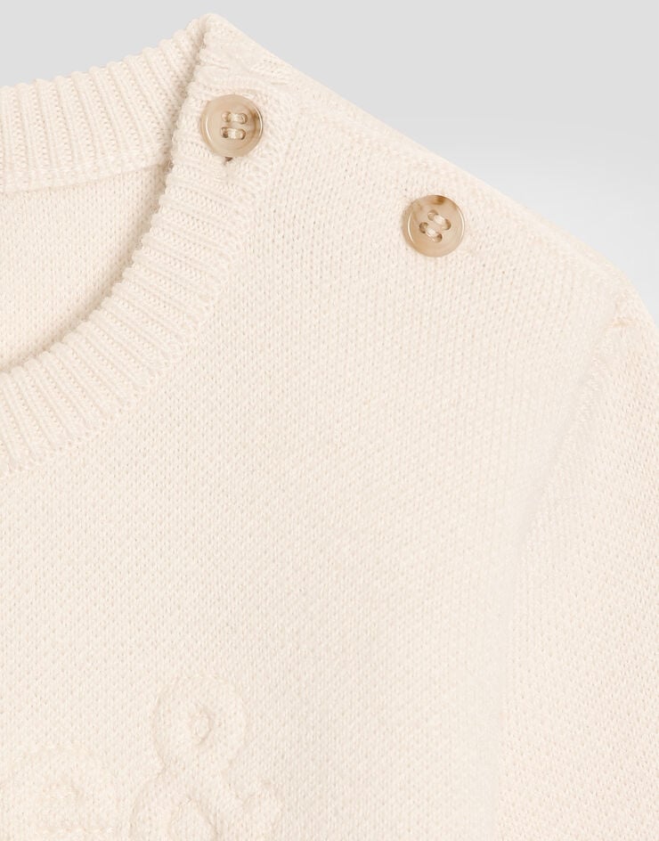 Dolce & Gabbana Wool interlock sweater Beige L1KWC5JDVCQ