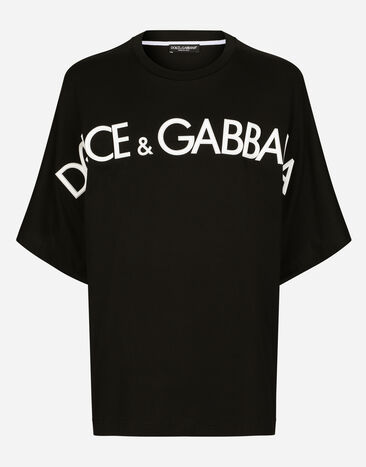Dolce&Gabbana Cotton round-neck T-shirt with 3D patch White G8PV0TG7F2I