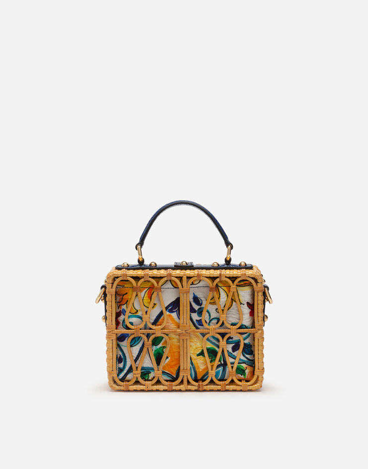Dolce & Gabbana Majolica wicker Dolce Box bag MULTICOLOR BB5970A8H20
