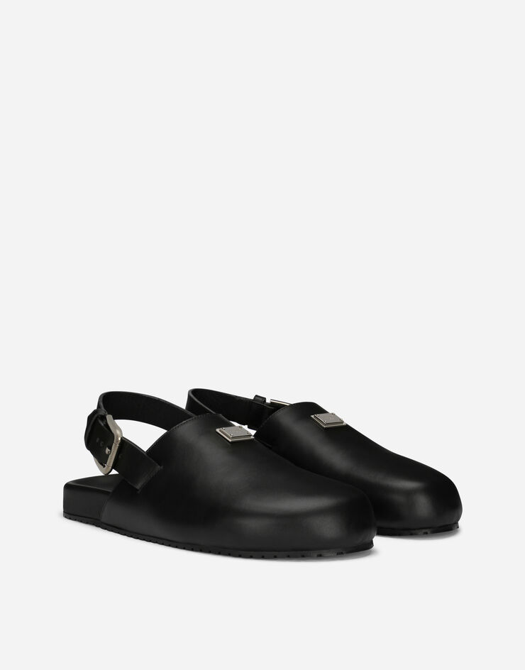 Dolce & Gabbana Calfskin mules Black A80402AQ765