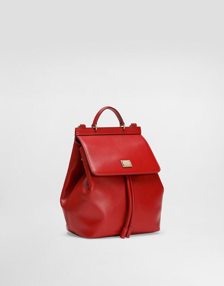 Dolce & Gabbana Nappa calfskin backpack Red EB0264A1065