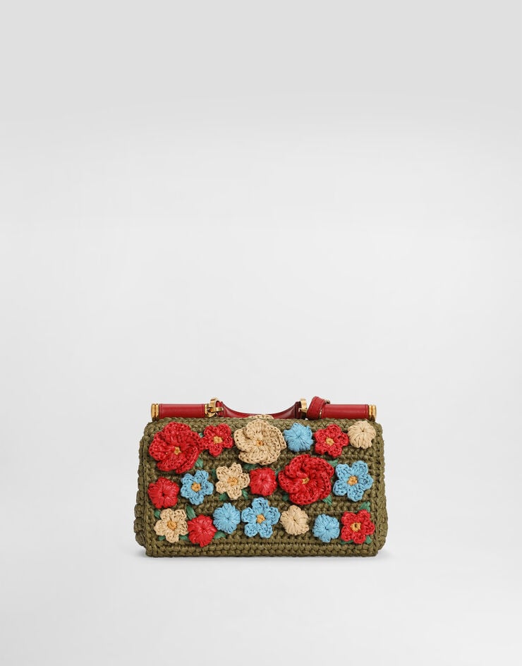 Dolce & Gabbana My sicily raffia crochet handbag Multicolor BB7864BZ350