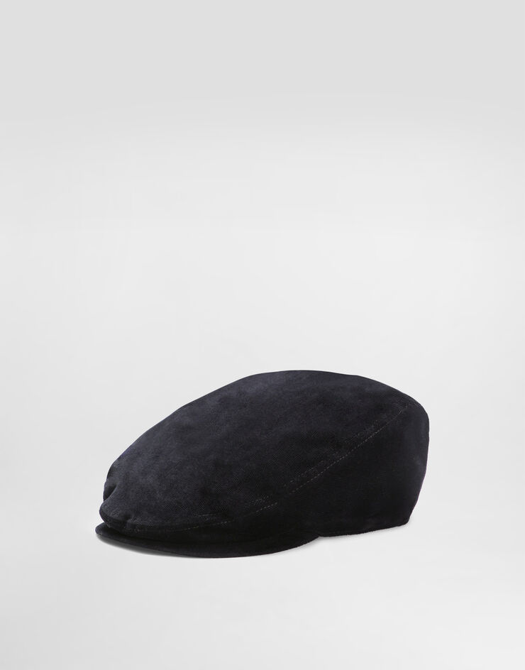 Dolce & Gabbana Velvet flat cap Black GH587AFUVJF