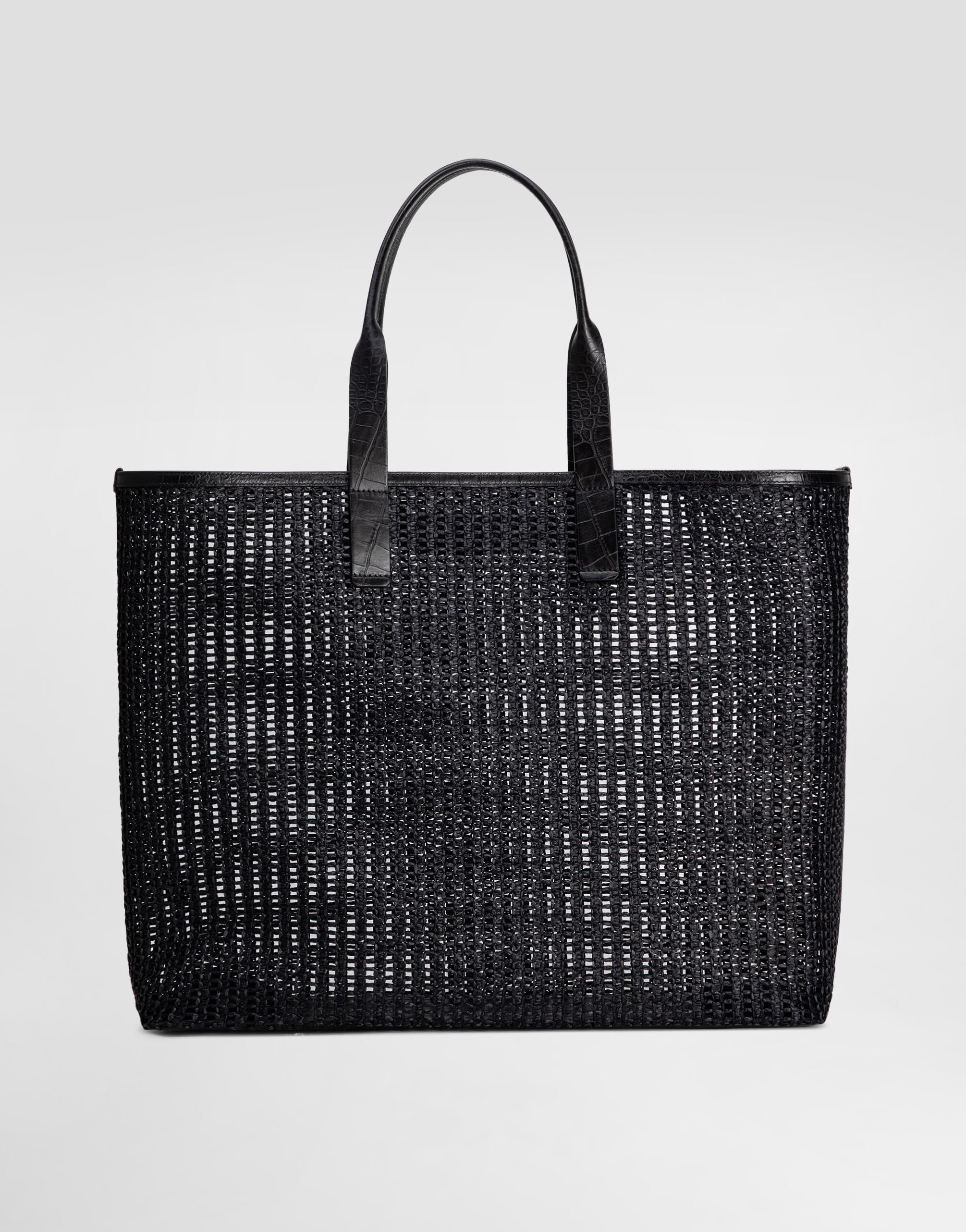 アテッサ新作モデル mesh Woven Blackのメンズ and Dolce&Gabbana® | shopper calfskin バッグ