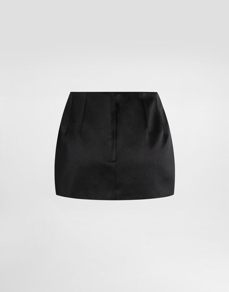 Dolce & Gabbana تنورة دوقية Black F4DA2ZFUM3R