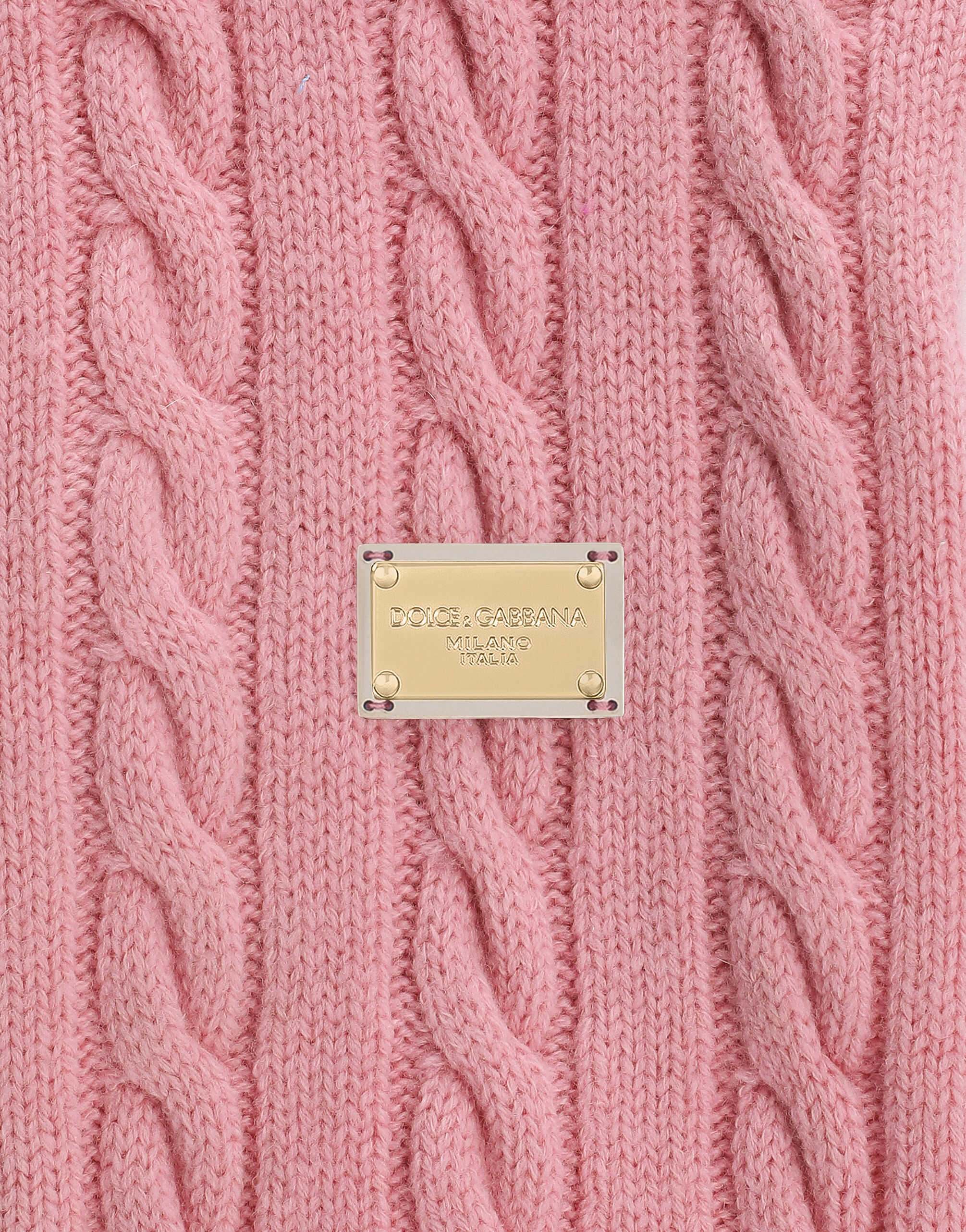 Wool dog sweater in Pink for Men | Dolce&Gabbana® US