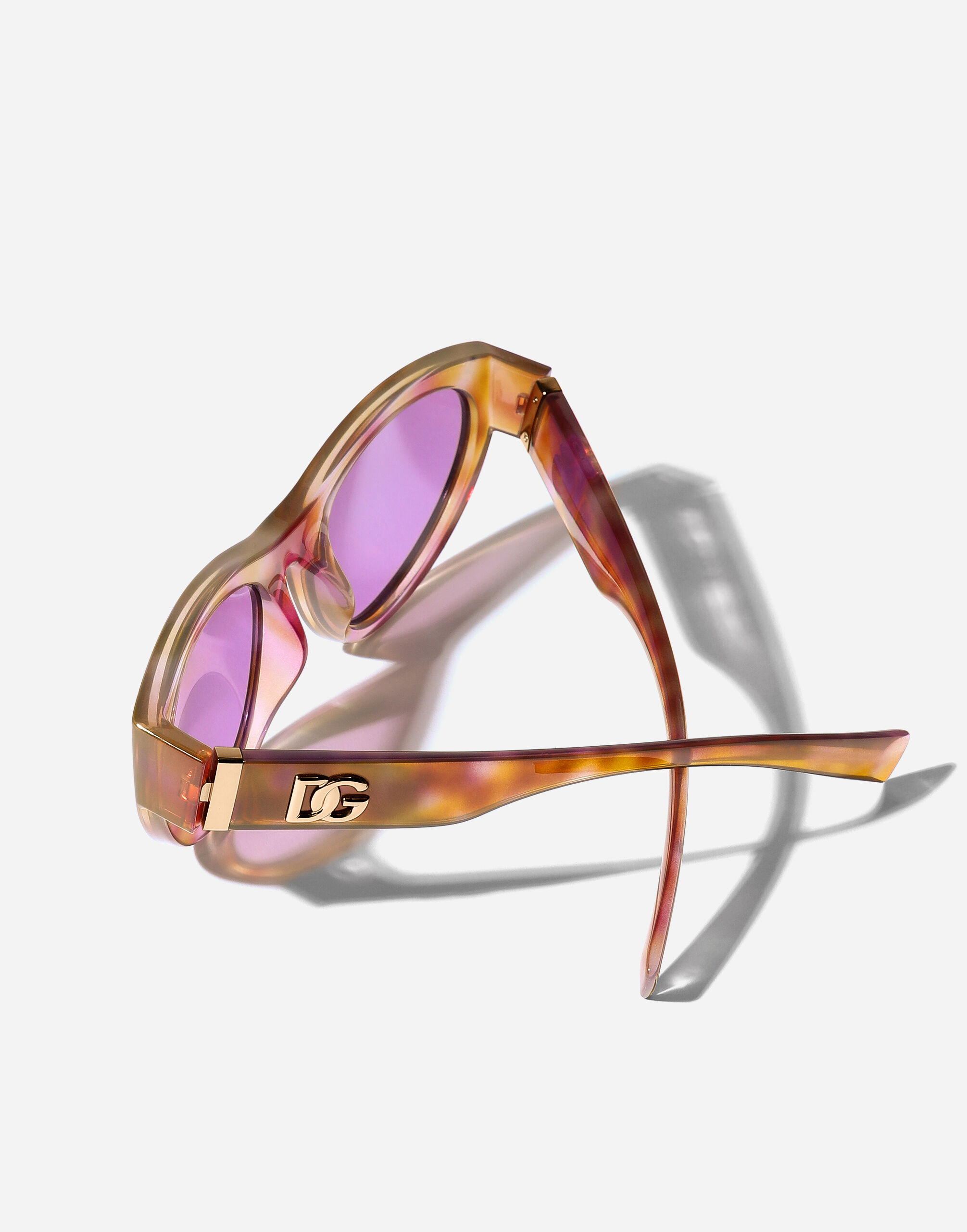 【専用】ドルガバ ピンクベージュ 36 DG Crossed Sunglasses
