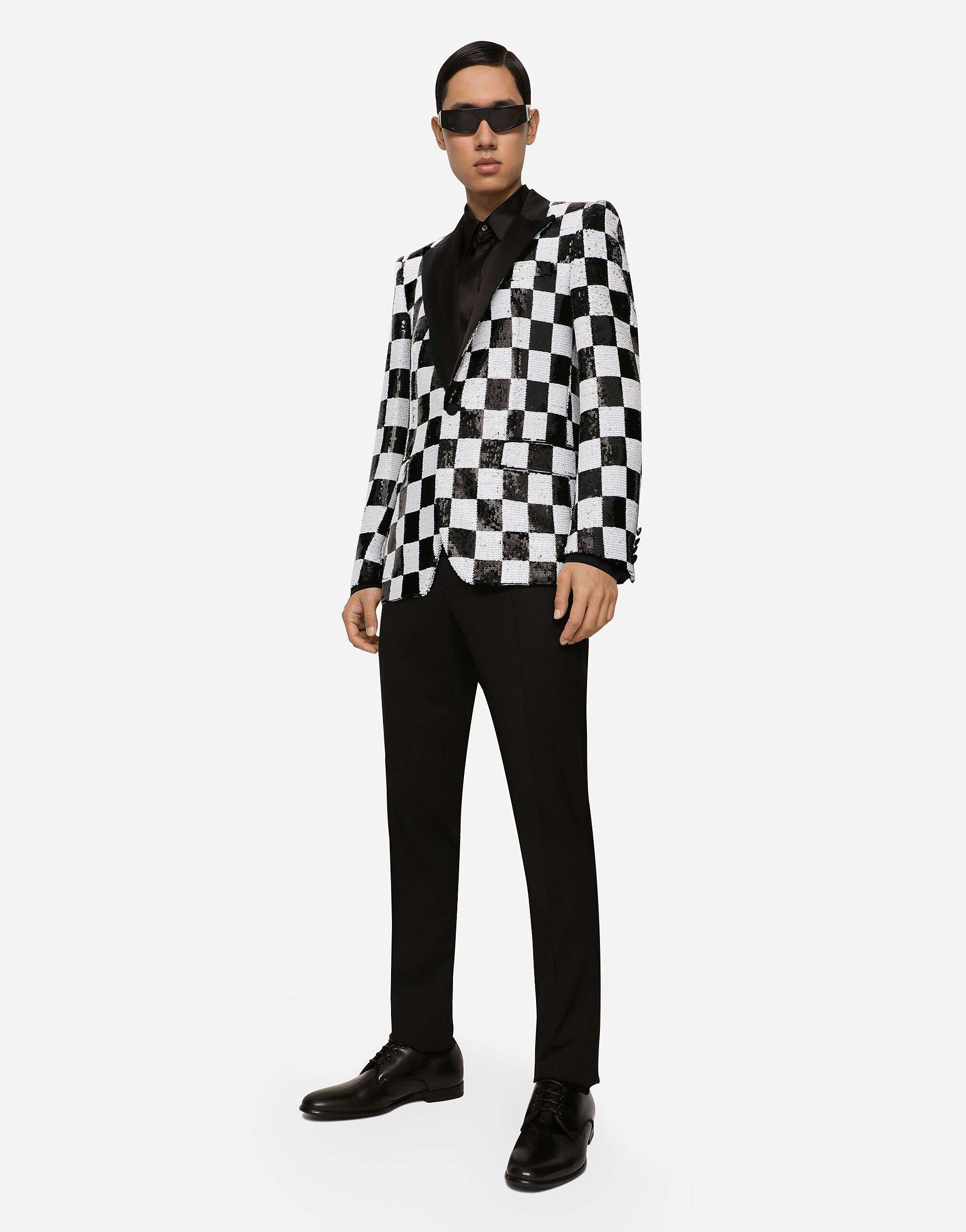 Veste paillette sale multicolore