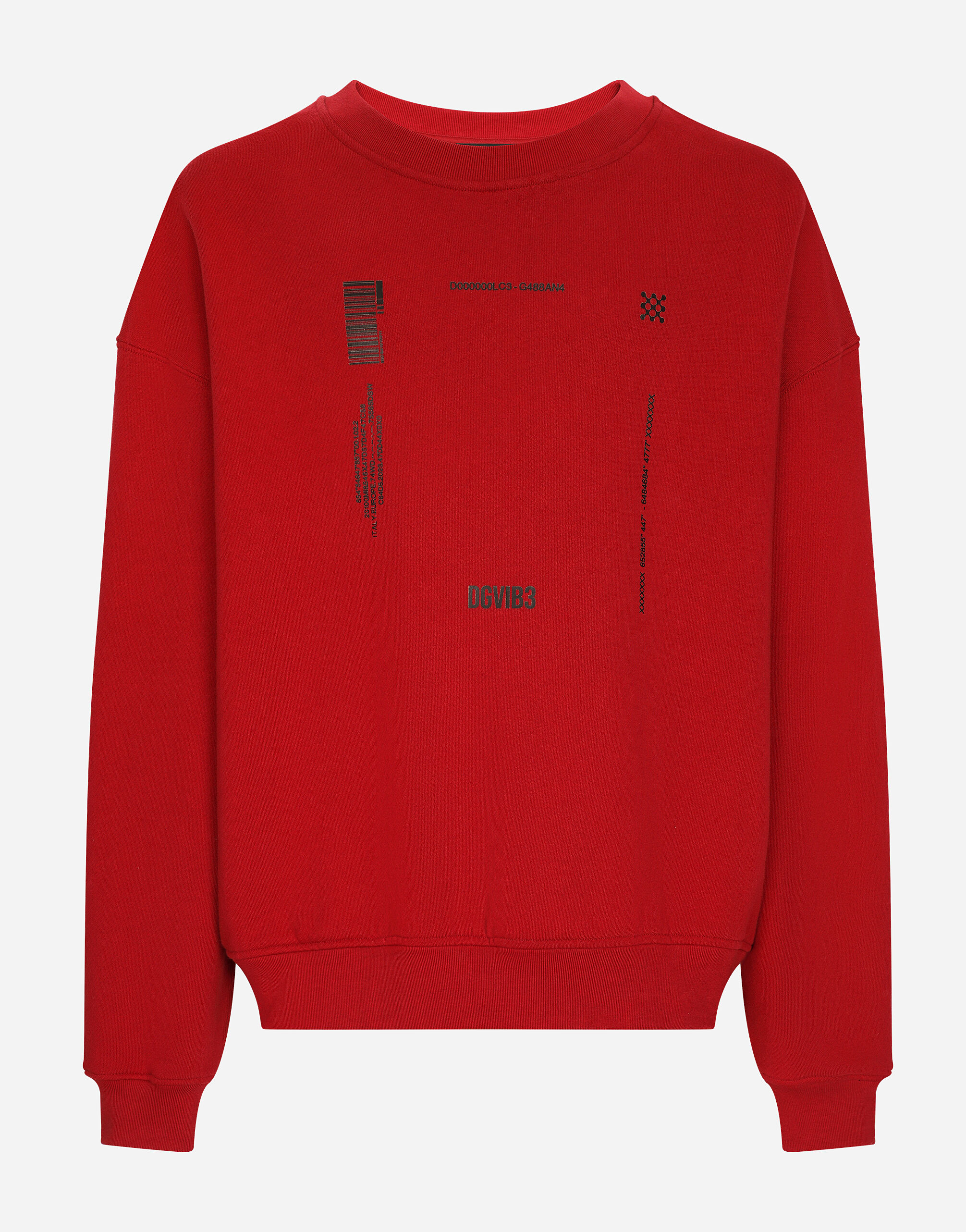 Dolce and gabbana shop red sweatshirt