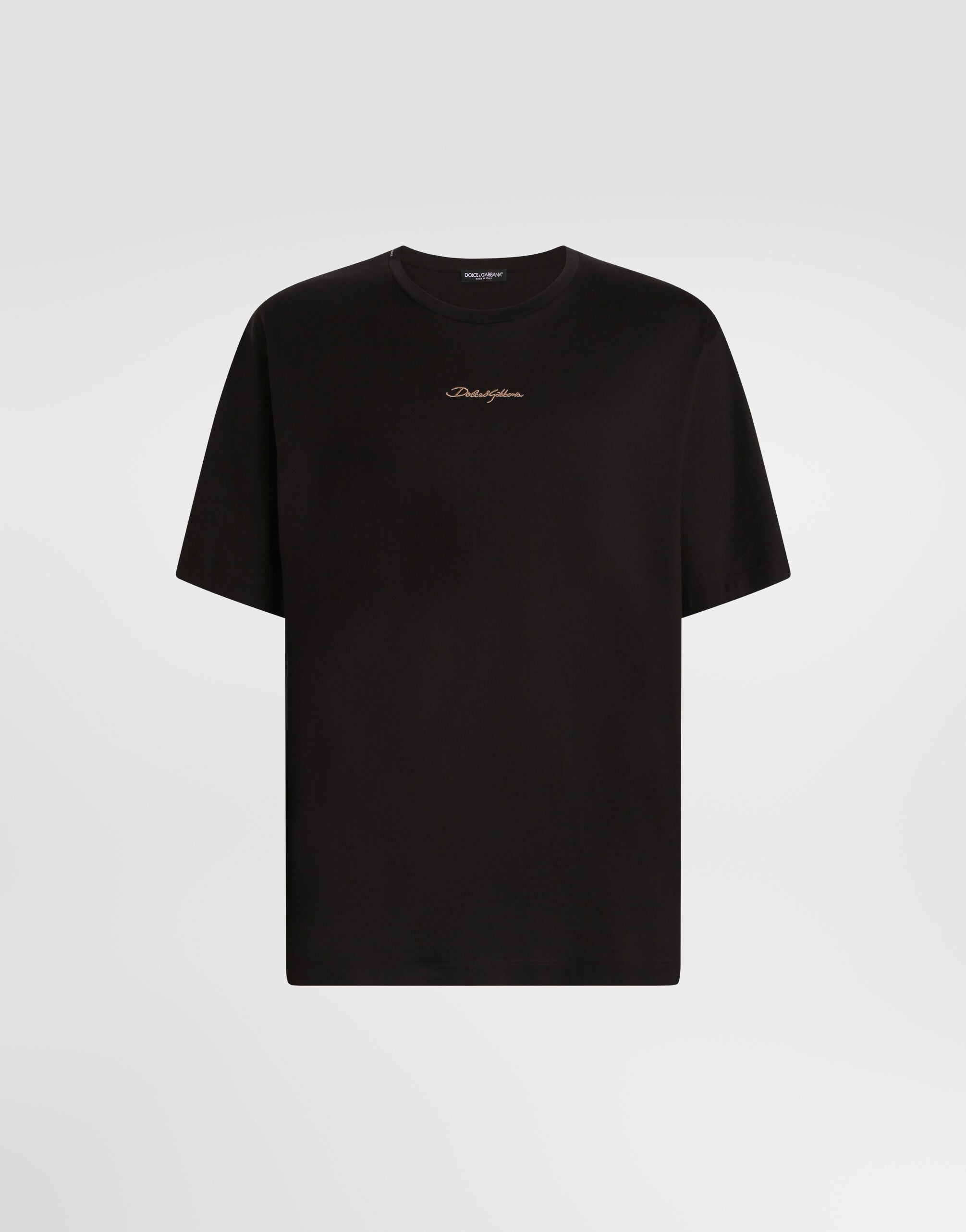 Cotton T-shirt in Brown for Men | Dolce&Gabbana® US
