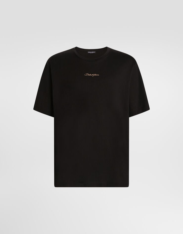 Dolce & Gabbana 티셔츠 코튼 소재 브라운 G8PN9ZG7P0C