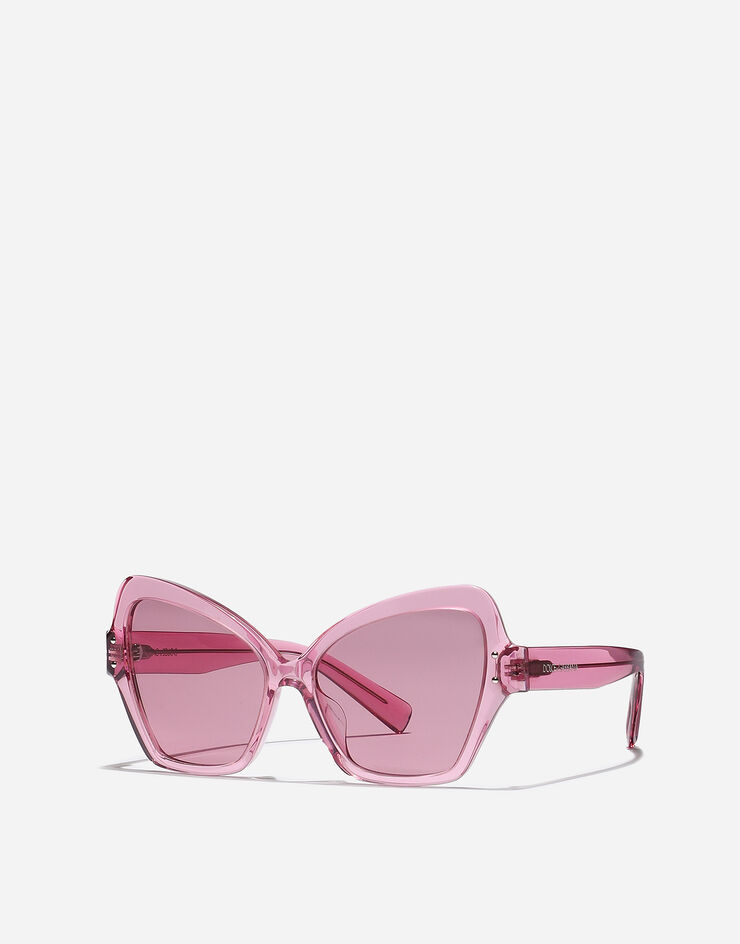 Dolce & Gabbana DG Sharped  sunglasses Transparent pink VG446AVP830