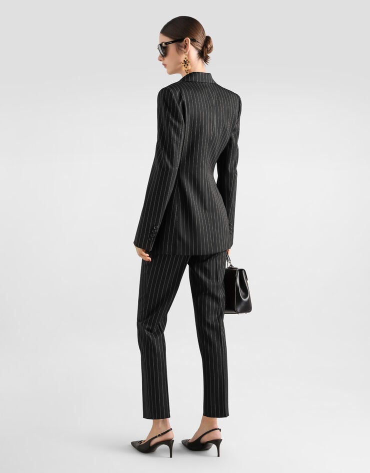 Dolce & Gabbana Turlington single-breasted jacket in pinstripe wool Dolce & Gabbana Turlington single-breasted jacket in pinstripe wool Multicolor F29QGTFRZAT