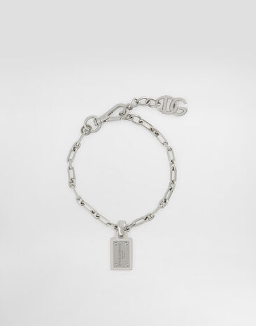 Dolce & Gabbana Armband mit Dolce&Gabbana-Logoplakette Silber WBP1T4W1111
