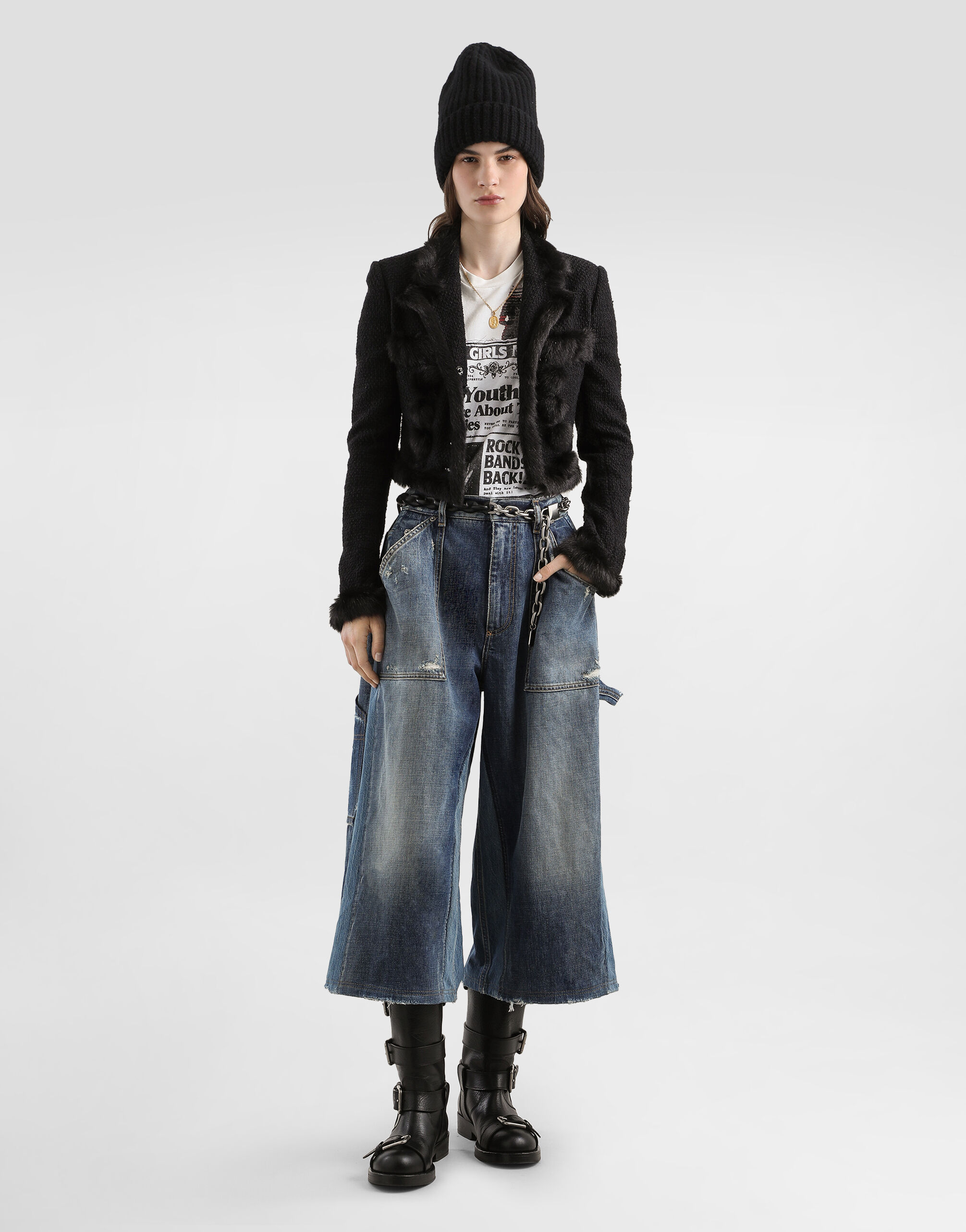 Denim bermuda - thumbnail 2