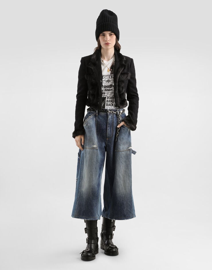 Dolce & Gabbana Denim bermuda Multicolor FTDGGDG8OD4