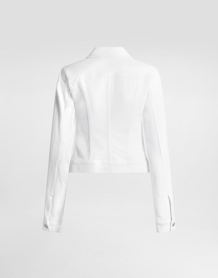 Dolce & Gabbana Jeansjacke aus Denim Multicolor F9U66DG8PF1