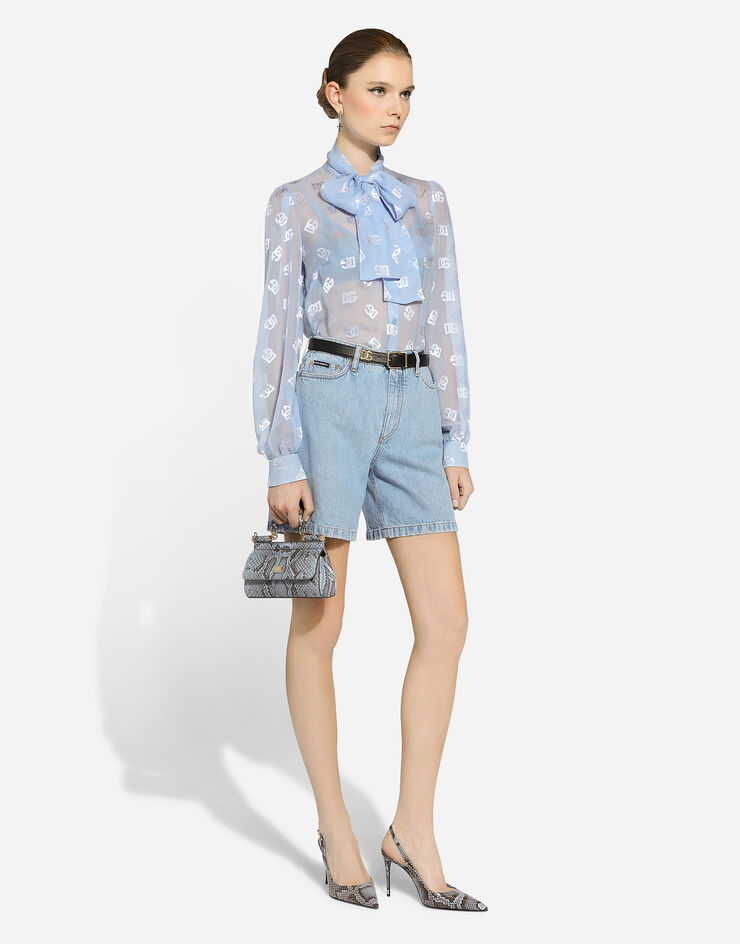 Dolce & Gabbana Bermudas aus Baumwolldenim Mehrfarbig FTC61DG8LU4
