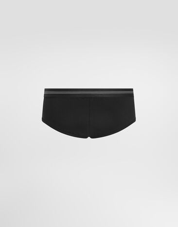 Dolce & Gabbana 스트레치 저지 브란도 브리프 블랙 M3F58JONR66