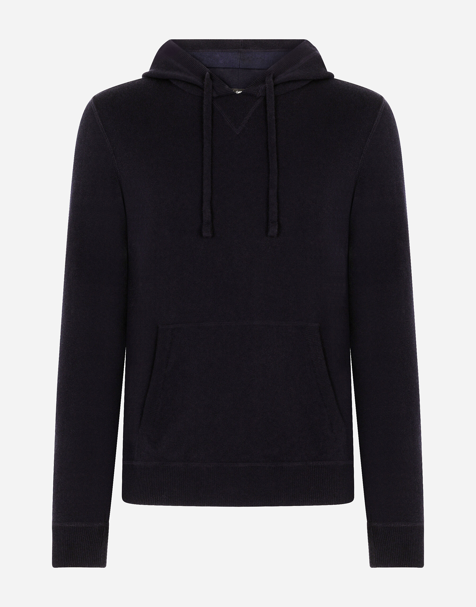 Dolce & Gabbana Hooded cashmere pullover Black GXL30TJAWM9