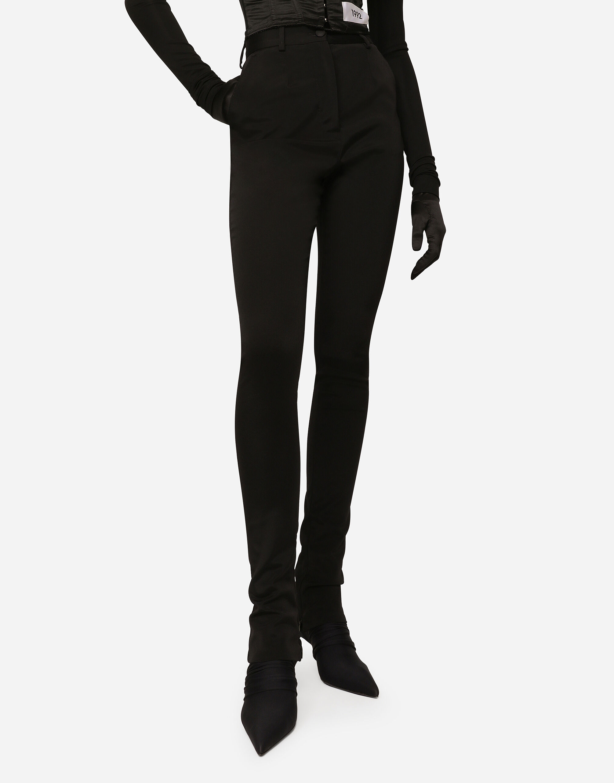Dolce & Gabbana Cady pants female Black