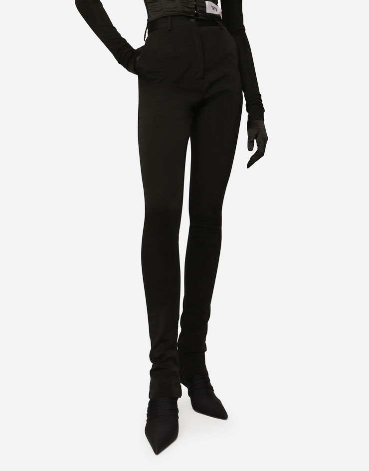 Dolce & Gabbana KIM DOLCE&GABBANA Pantalon en cady Noir FTCXCTFURLE