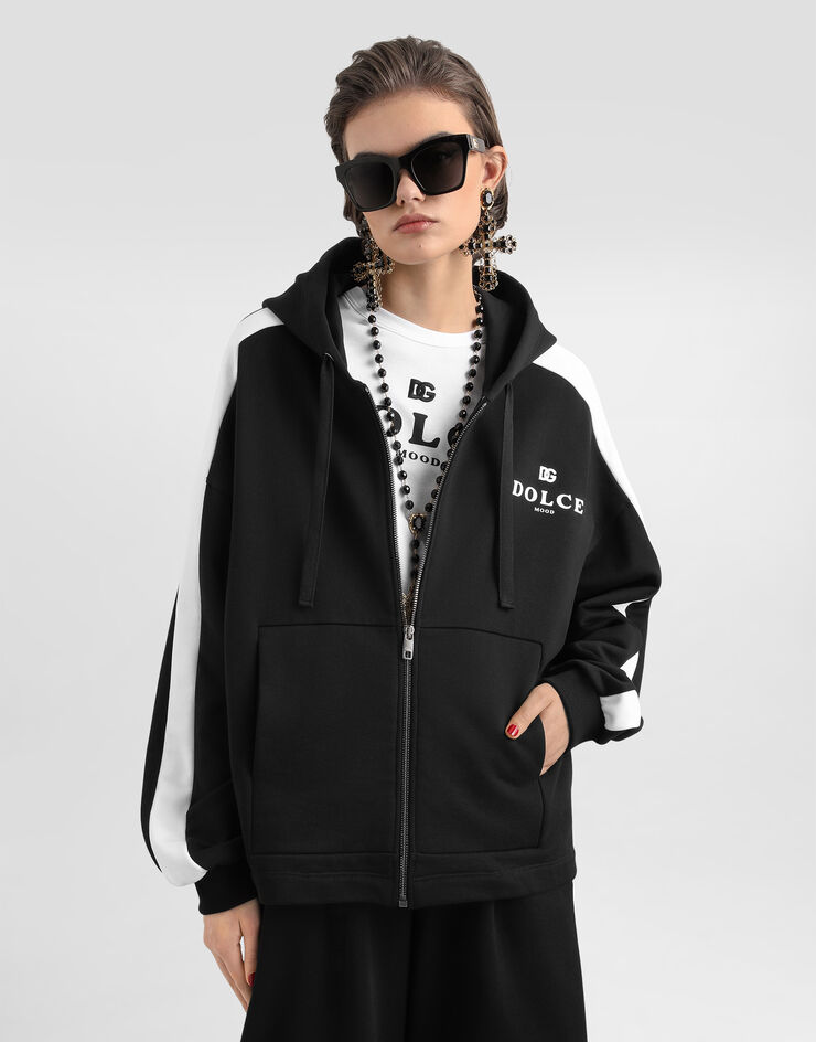 Dolce & Gabbana Felpa in cotone Dolce & Gabbana Felpa in cotone Nero F9U74ZHU7P4