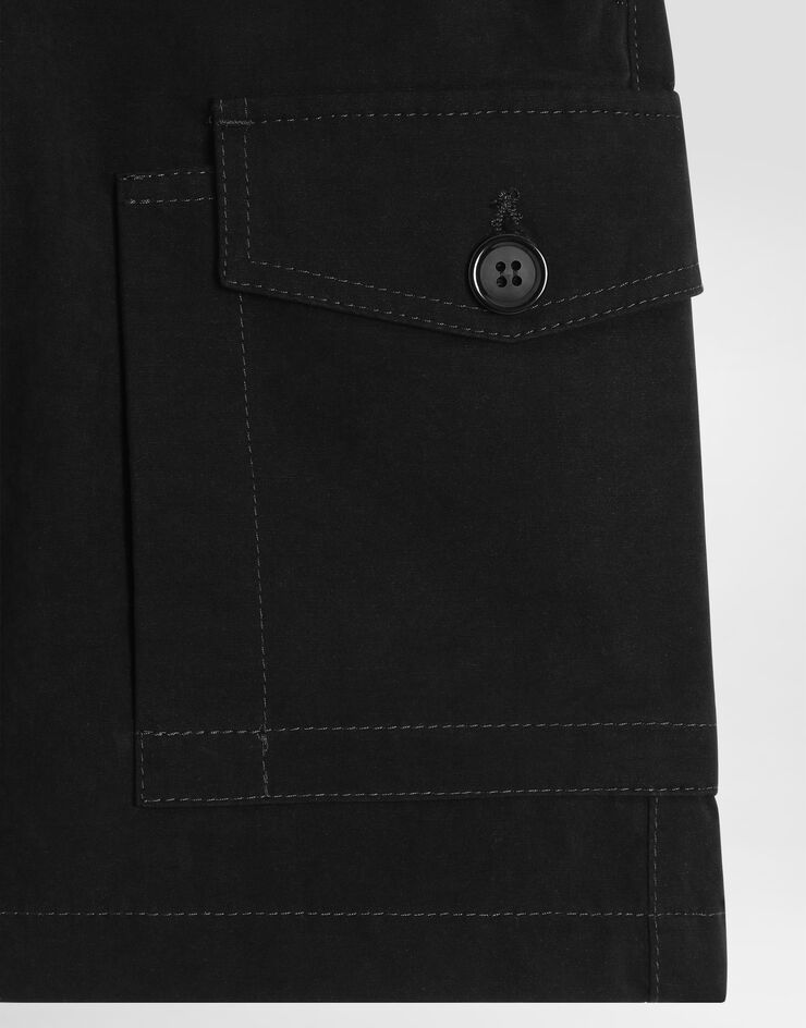 Dolce & Gabbana Gabardine bermuda shorts Black L44Q08FUFJH
