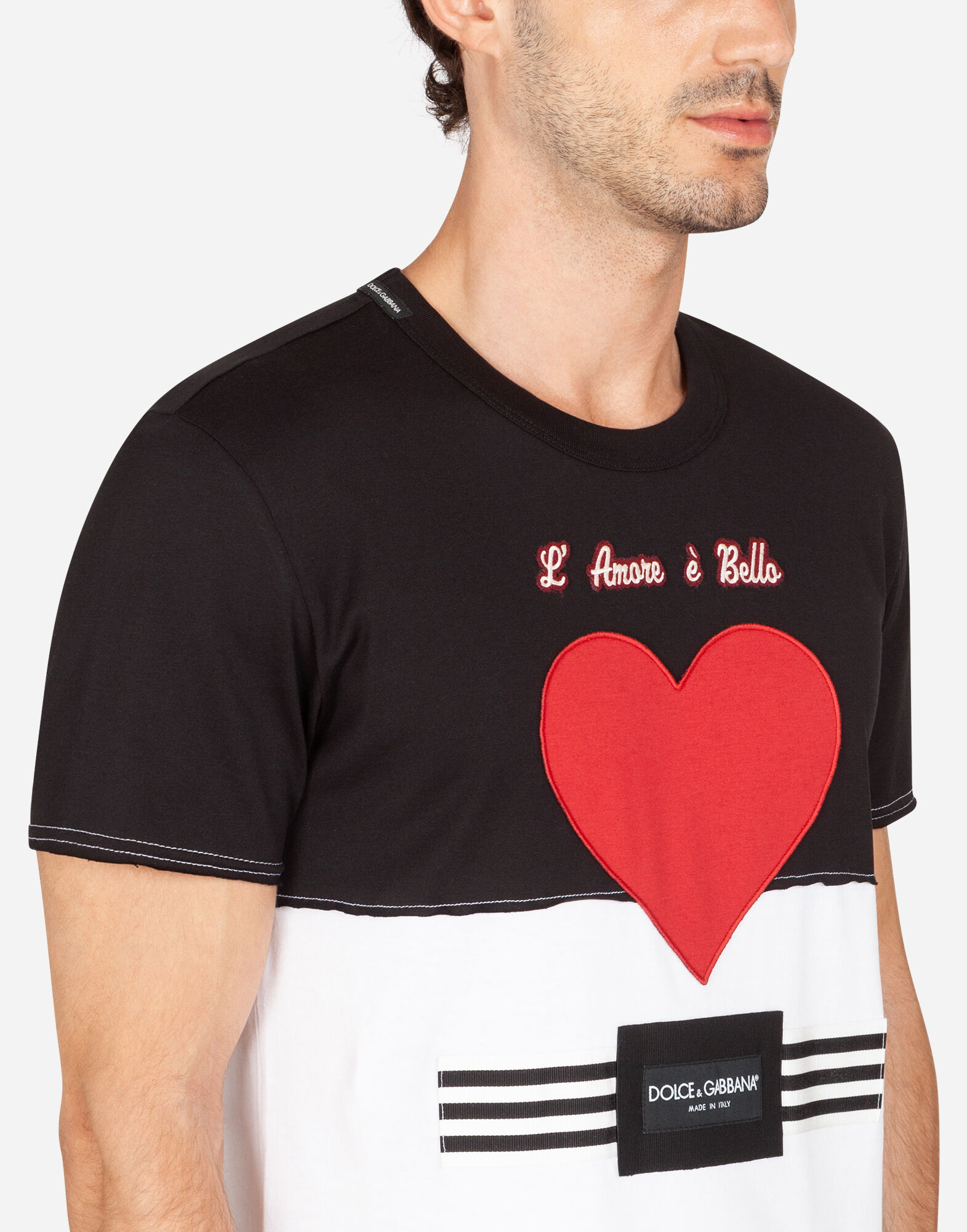 Tシャツ ハートパッチ