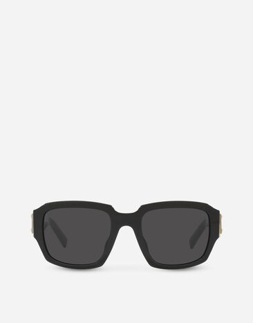 Dolce & Gabbana Солнцезащитные очки Placchetta черный G9XT6LGF182