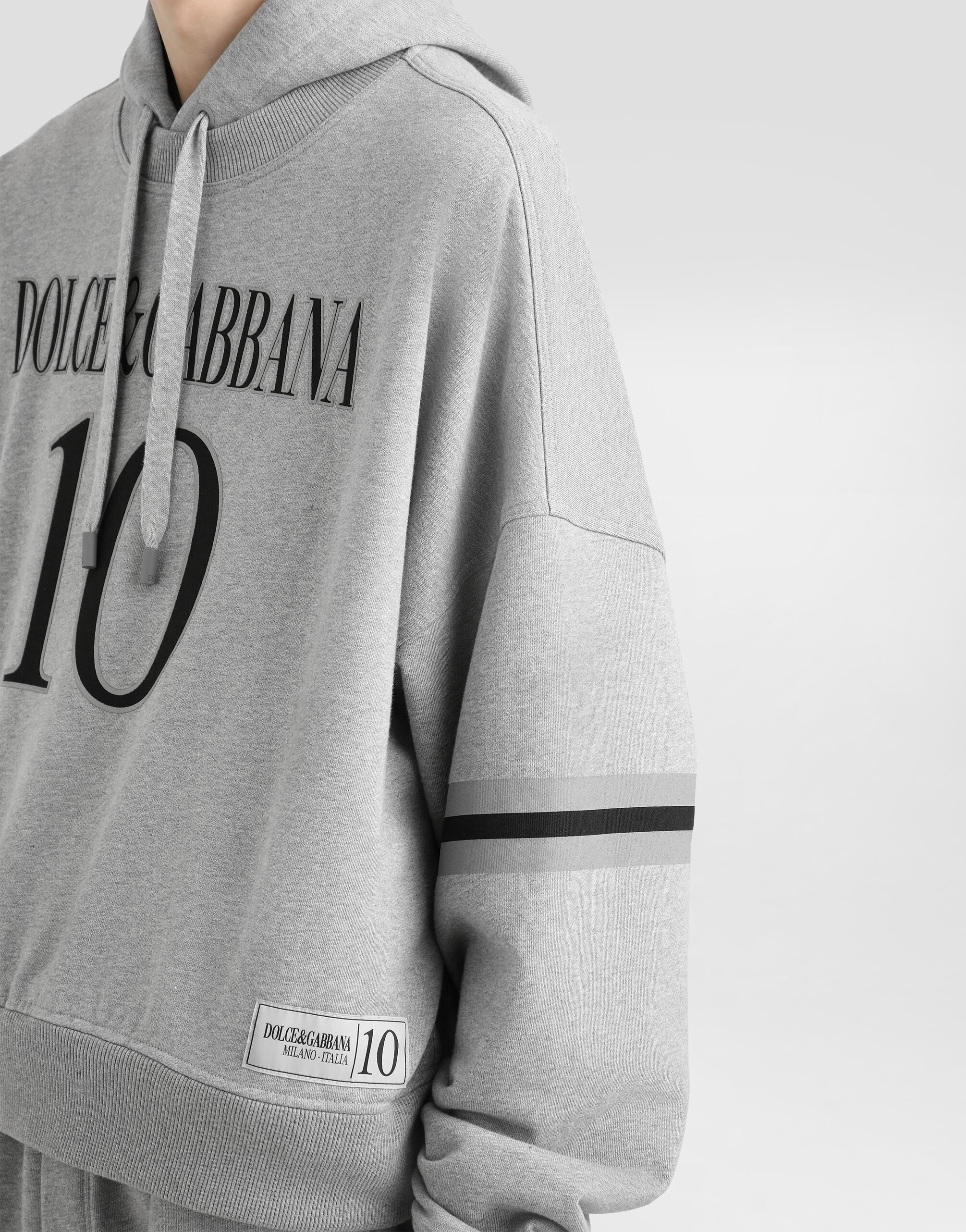 【送料&関税込】Dolce & Gabbana Cotton Sweatshirt With L Cotton sweatshirt with logo in Black for Men | Dolce&Gabbana® US