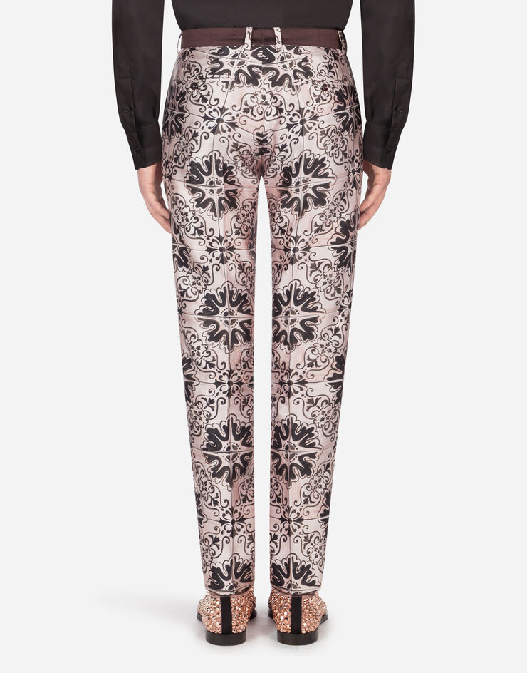 Dolce & Gabbana Jacquard maiolica pants Dolce & Gabbana Jacquard maiolica pants STAMPA MAIOLICA GY7BMTIS1CZ